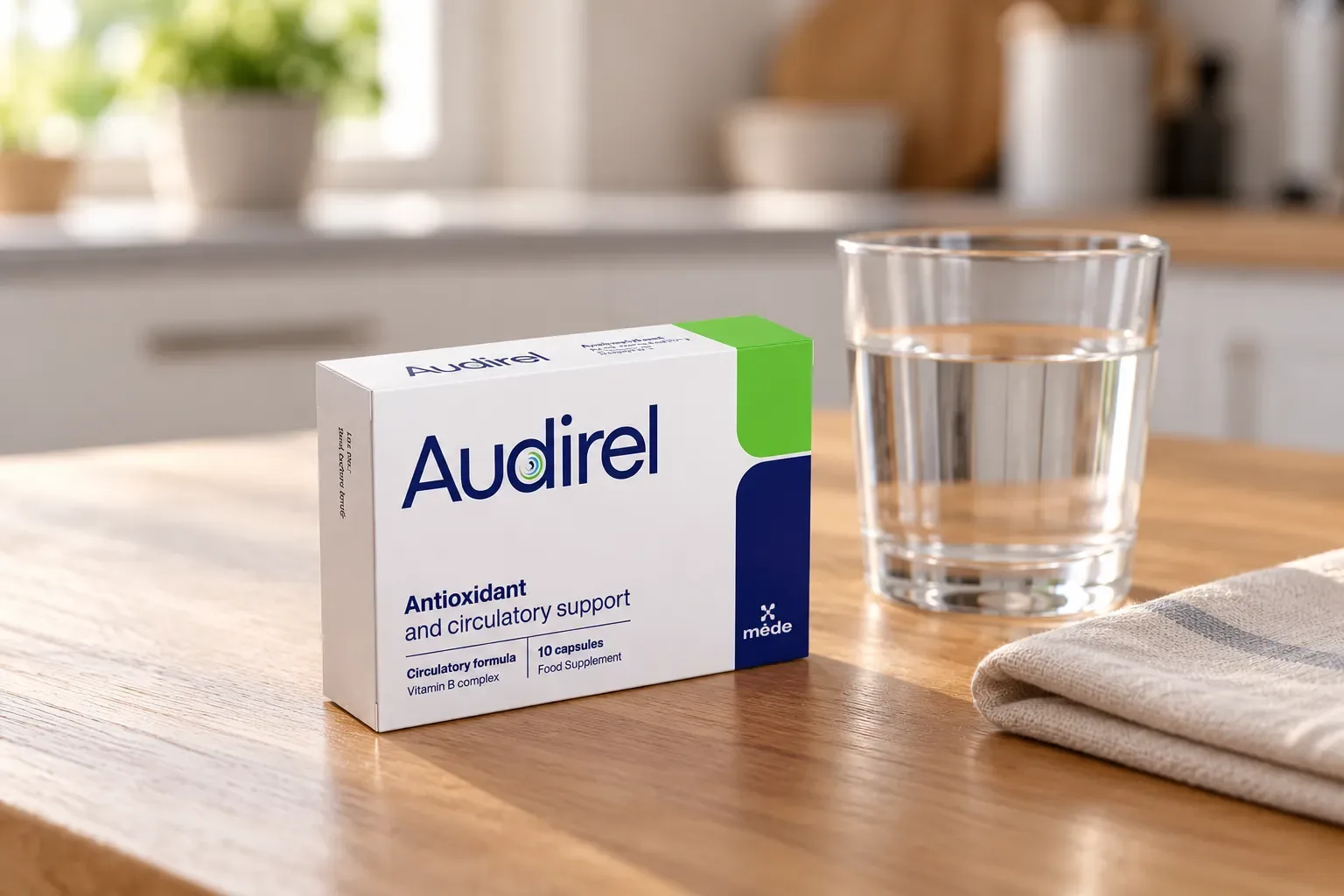 AUDIREL — opakowanie na co dzień