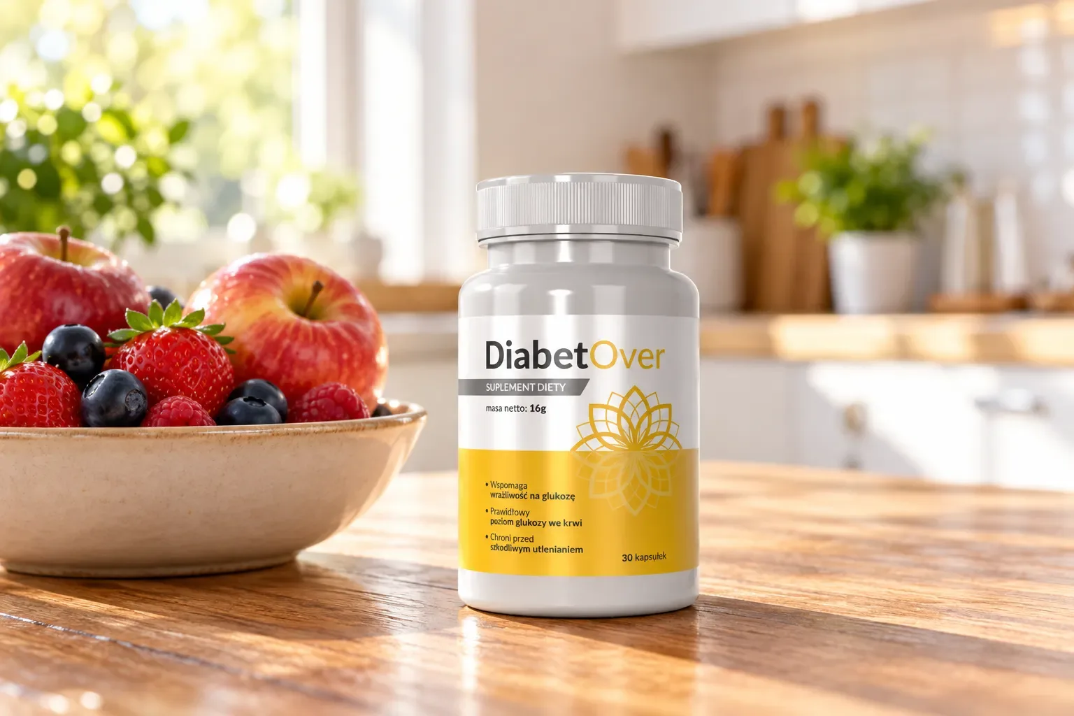 DiabetOver — opakowanie na co dzień