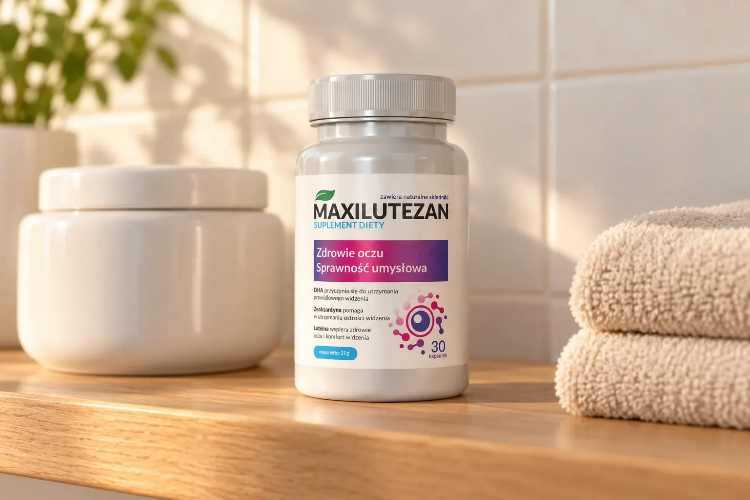 Maxilutezan — opakowanie na co dzień