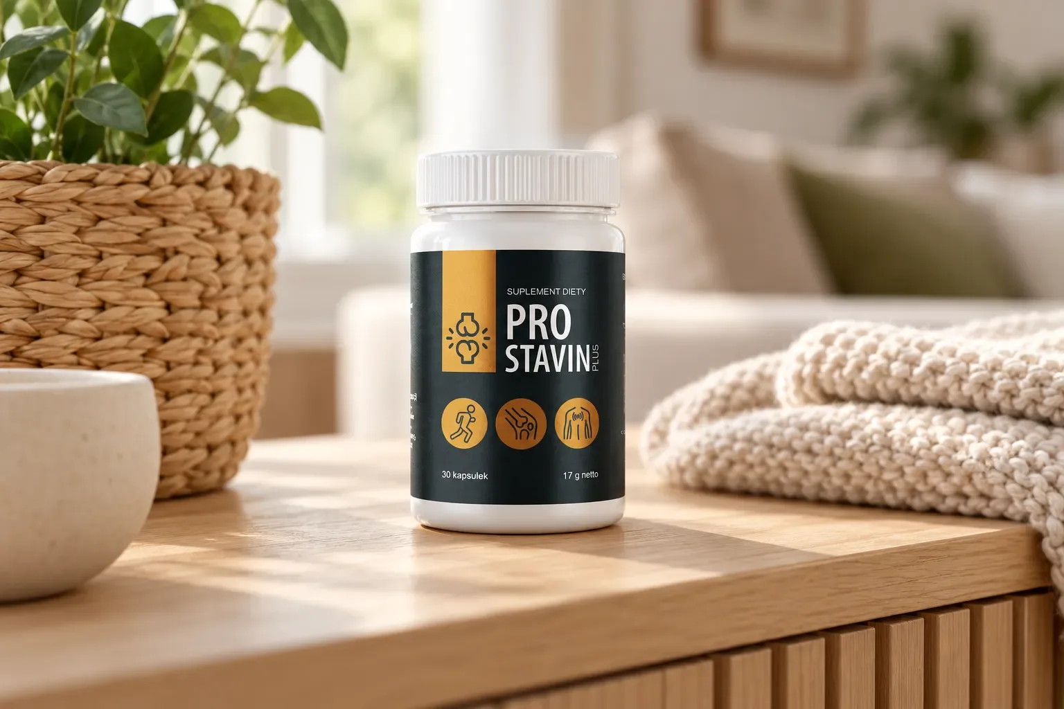 Prostavin Plus — opakowanie na co dzień