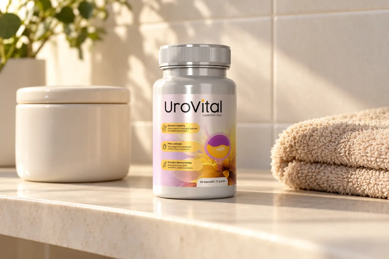 UroVital — opakowanie na co dzień
